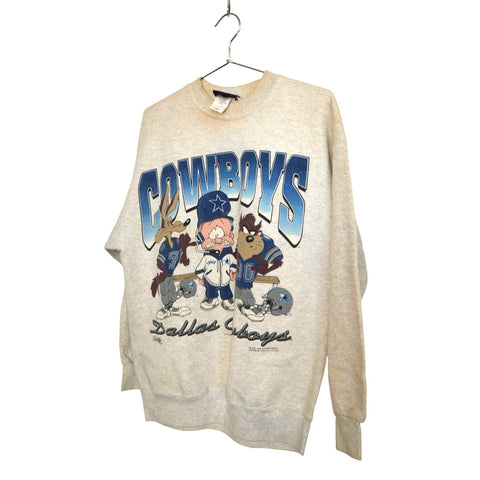 "Retail" VTG America's Favorite NFL Looney Tunes Dallas Cowboys Pullover Sweatshirt Large