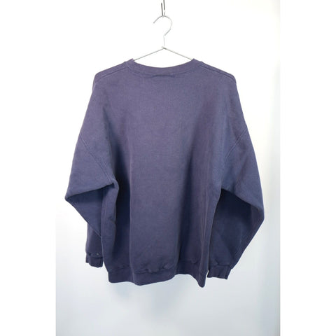 "Retail" Vintage Lee Delta Delta Delta Embroidered Pullover Sweatshirt Navy Blue XL