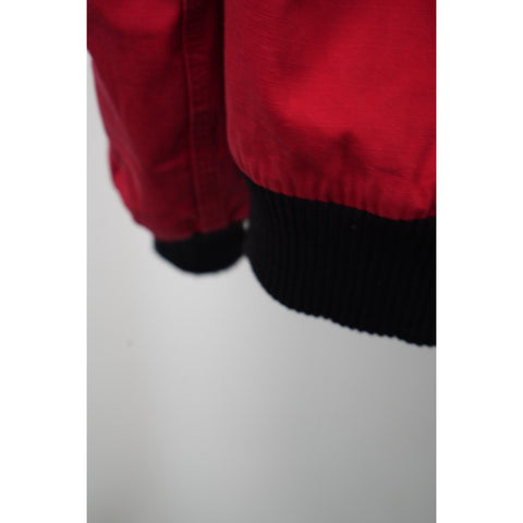 "Retail" Carhartt University of Oklahoma Logo Embroidered Ripstop Active Jacket Red XL