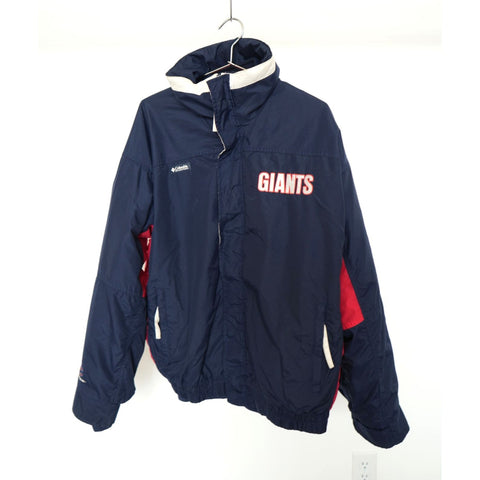 "Retail" Vintage Columbia Sportswear NFL New York Giants Fleece Lined Full Zip Jacket