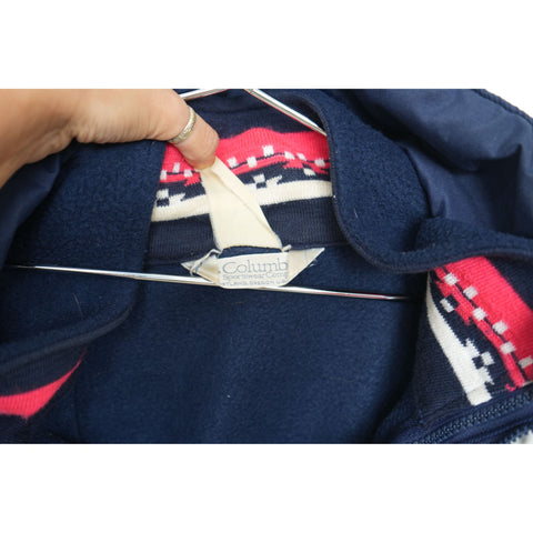 "Retail" Vintage Columbia Sportswear NFL New York Giants Fleece Lined Full Zip Jacket