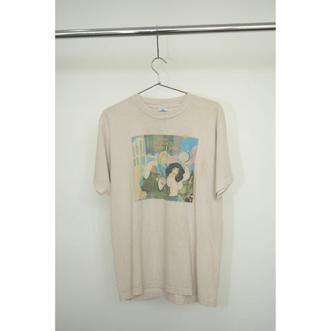 "Retail" Vintage Disney Hunchback Of Notre Dame Graphic Tee Shirt Beige Large Men's