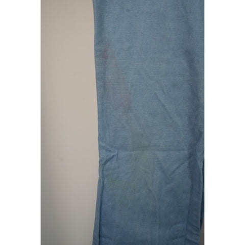 "Retail" Vintage Levi's White Tab Flare Baby Blue Jeans 34x29.5