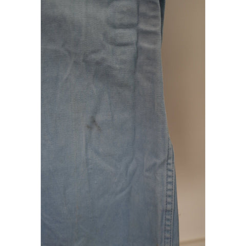 "Retail" Vintage Levi's White Tab Flare Baby Blue Jeans 34x29.5