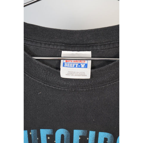 "Retail" Vintage Hanes Blues First International Blues Challenge L/S Tee Shirt Black 2XL