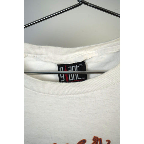 "Retail" Vintage Giant Summer of Noise 1996 Lollapalooza Tee Shirt White XL Single Stitch