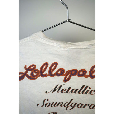 "Retail" Vintage Giant Summer of Noise 1996 Lollapalooza Tee Shirt White XL Single Stitch