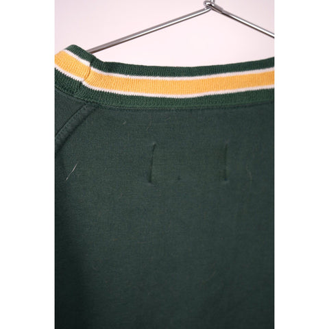 "Retail" Vintage 90s Logo 7 Green Bay Packers Crewneck Pullover Sweatshirt Green/Yellow