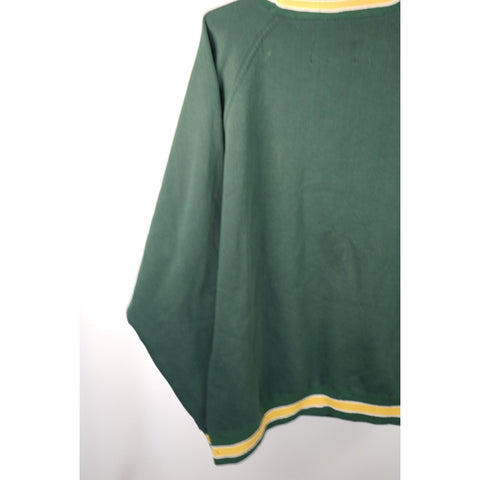 "Retail" Vintage 90s Logo 7 Green Bay Packers Crewneck Pullover Sweatshirt Green/Yellow