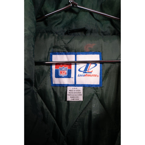 "Retail" Vintage NFL Logo Athletic Green Bay Packers Quilt Lined Insulated Jacket Large