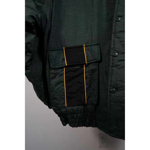 "Retail" Vintage NFL Logo Athletic Green Bay Packers Quilt Lined Insulated Jacket Large