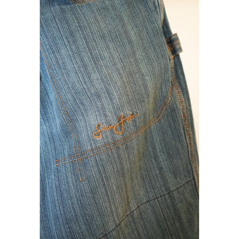 "Retail" Vintage Sean John Stitched Double Knee Baggy Denim Jeans 32x31 Men's