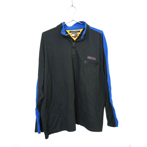 "Retail" Vintage Tommy Hilfiger Quarter Zip Fleece Pullover Sweatshirt Size XL Men's