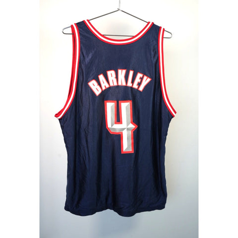 "Retail" Vintage Champion NBA Houston Rockets Charles Barkley #4 Jersey