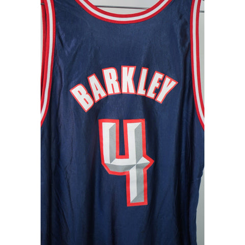 "Retail" Vintage Champion NBA Houston Rockets Charles Barkley #4 Jersey
