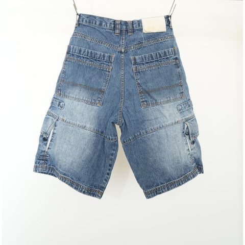 "Retail" Vintage Y2K Southpole Hip Hop Baggy Cargo Denim Jeans Blue W30 Men's