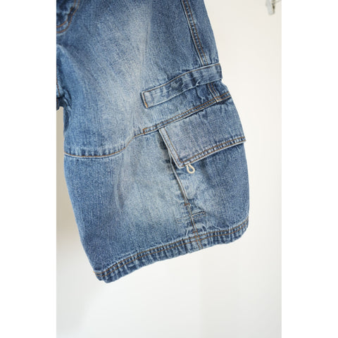 "Retail" Vintage Y2K Southpole Hip Hop Baggy Cargo Denim Jeans Blue W30 Men's