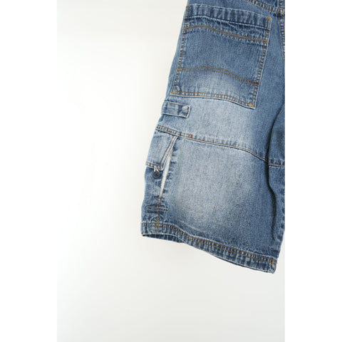 "Retail" Vintage Y2K Southpole Hip Hop Baggy Cargo Denim Jeans Blue W30 Men's