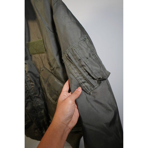 "Retail" Vintage 70s CWU 45/P US Air Force Flyer's Jacket Army Green Large Men's