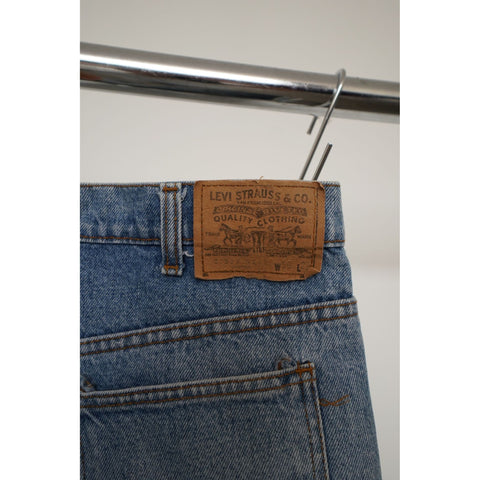 "Retail" Vintage Levi's 20517 0217 Orange Tab Light Wash Boot Cut Denim Jeans 34x28 Men's