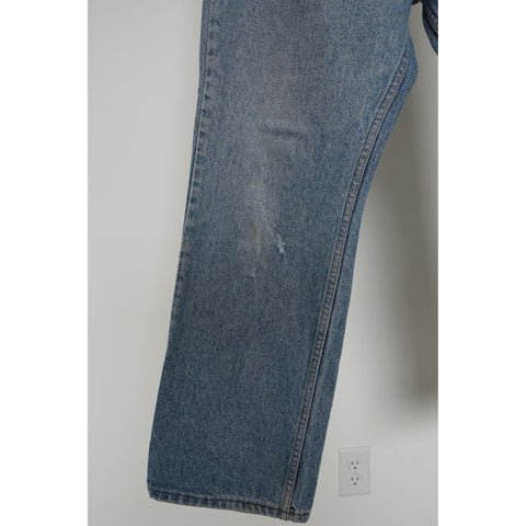 "Retail" Vintage Levi's 20517 0217 Orange Tab Light Wash Boot Cut Denim Jeans 34x28 Men's