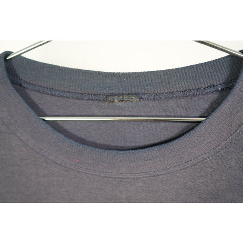 "Retail" Vintage Cut Tag USA Olympics Embroidered Pullover Sweatshirt Navy Blue