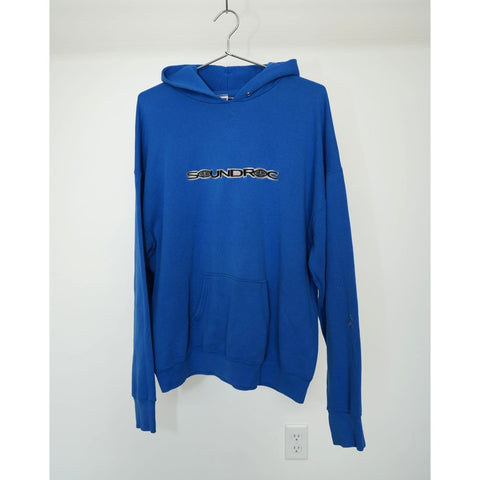 "Retail" Vintage BEST FOTL Soundroc Embroidered Pullover Hoodie Blue XL Men's