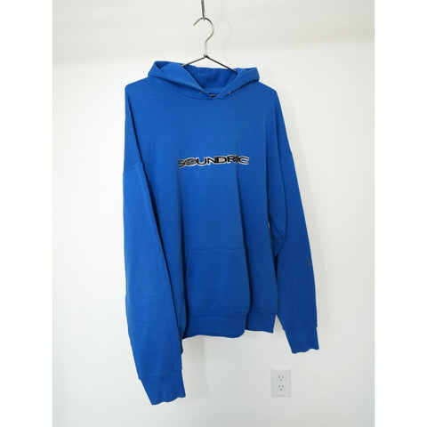"Retail" Vintage BEST FOTL Soundroc Embroidered Pullover Hoodie Blue XL Men's