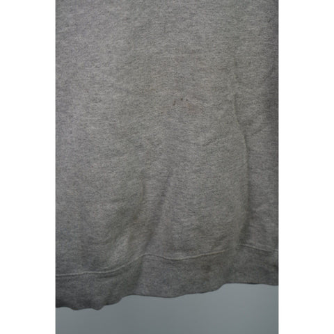 "Retail" Vintage Nike Swoosh Embroidered Crewneck Pullover Sweatshirt Gray Large