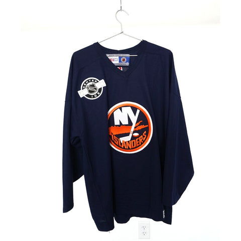 "Retail" Vintage CCM New York Islanders NHL Center Ice Bud Light Party Zone Jersey XL