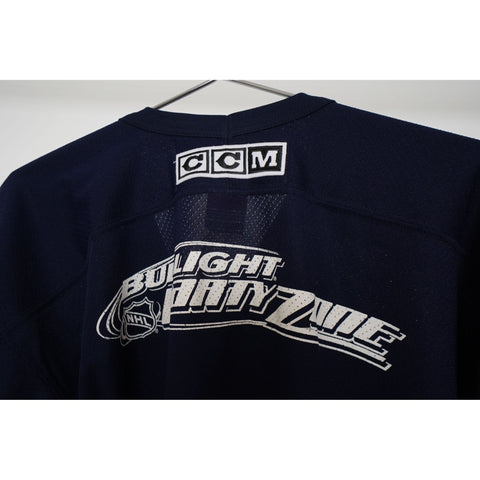 "Retail" Vintage CCM New York Islanders NHL Center Ice Bud Light Party Zone Jersey XL