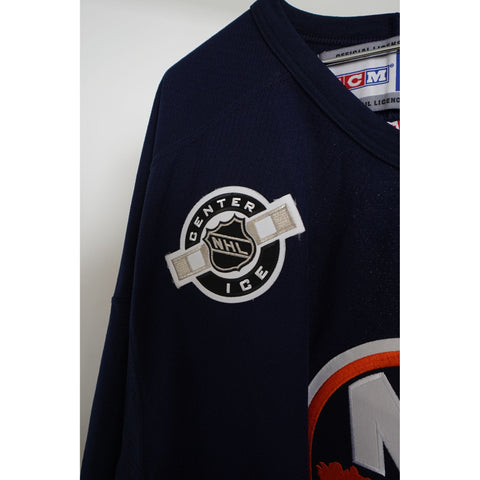 "Retail" Vintage CCM New York Islanders NHL Center Ice Bud Light Party Zone Jersey XL