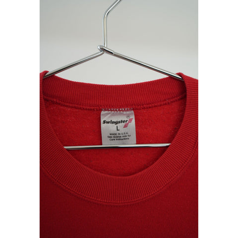 "Retail" Vintage Swingster Chicago Bulls Crewneck Pullover Sweatshirt Red Large Men's