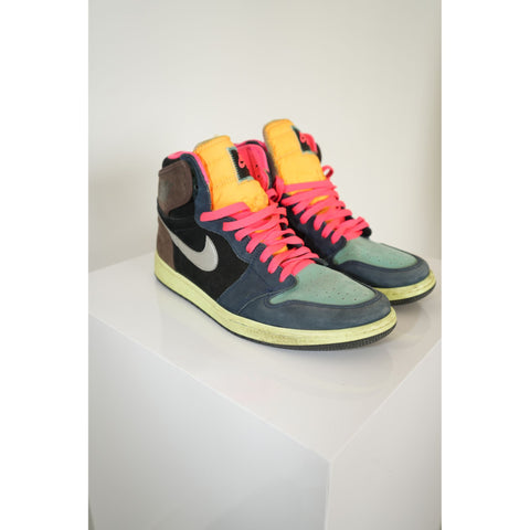 "Retail" Nike Air Jordan 1 Retro High Tokyo Bio Hack Sneakers 555088-201 Size 10.5 Men's