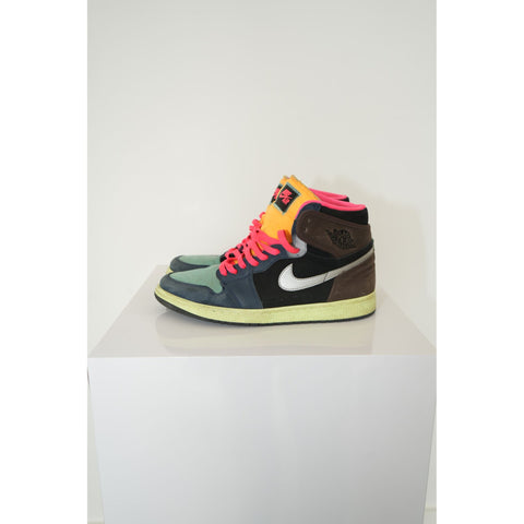"Retail" Nike Air Jordan 1 Retro High Tokyo Bio Hack Sneakers 555088-201 Size 10.5 Men's