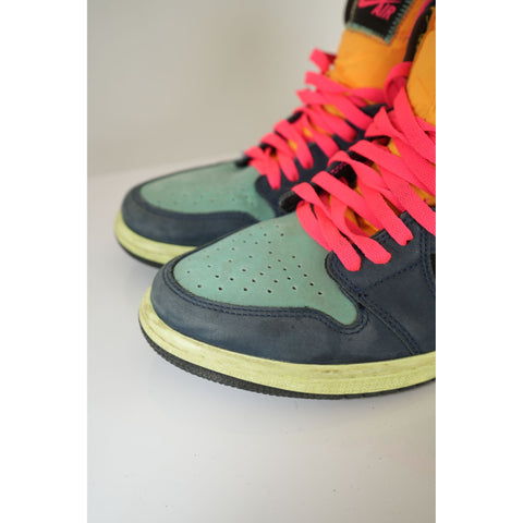 "Retail" Nike Air Jordan 1 Retro High Tokyo Bio Hack Sneakers 555088-201 Size 10.5 Men's