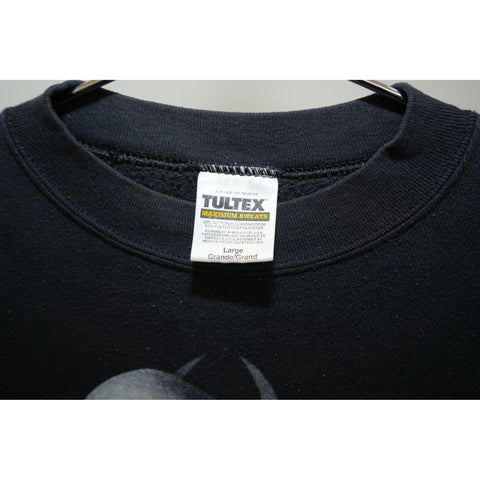 "Retail" Vintage 90s Tultex WCW Bill Goldberg Graphic Pullover Sweatshirt Black L Men's