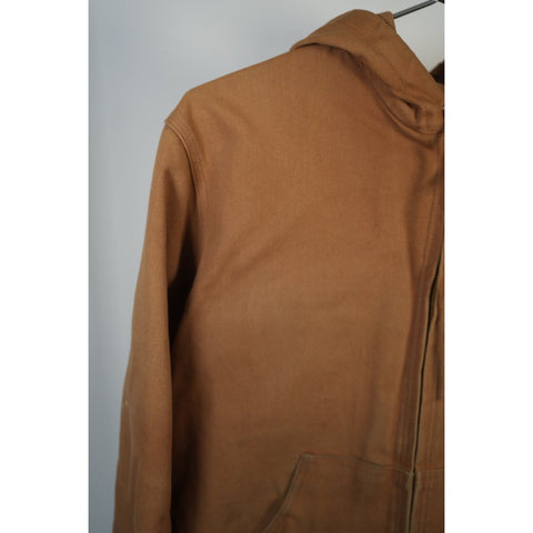"Retail" Carhartt Thermal Lined Canvas Full Zip Active Jacket Brown