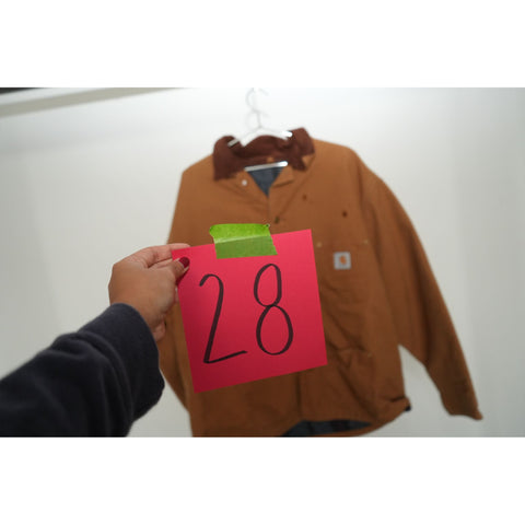 "Retail" VTG Carhartt Blanket Lined Corduroy Collar Duck Canvas Michigan Chore Coat