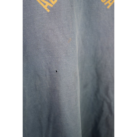 "Retail" Vintage 1960s Alpha Phi Omega Sorority Shirt Navy Blue/Yellow