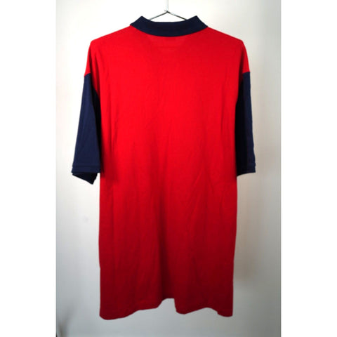 "Retail" Polo Ralph Lauren Big Pony Crest Embroidered Classic Fit Polo Shirt Navy/Red XXL