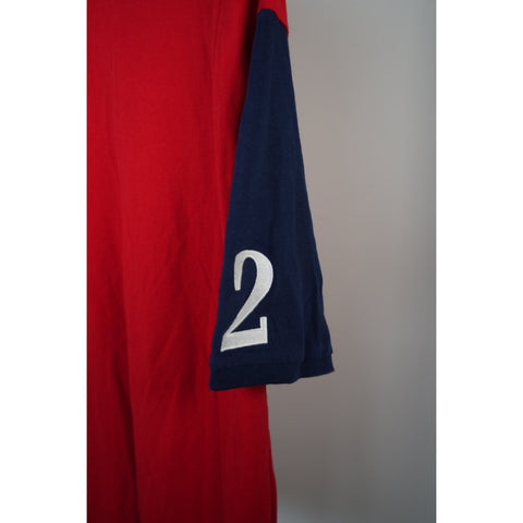 "Retail" Polo Ralph Lauren Big Pony Crest Embroidered Classic Fit Polo Shirt Navy/Red XXL