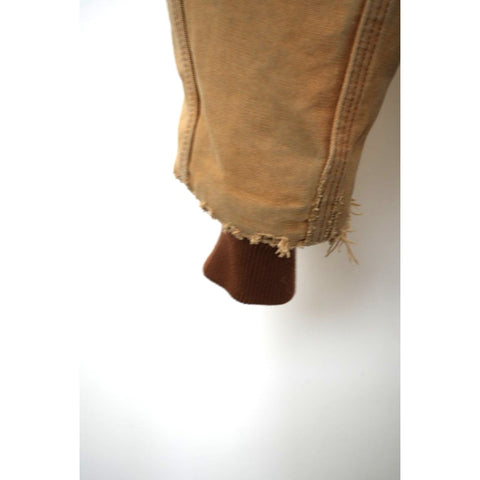 "Retail" Vintage Carhartt J131 Thermal Lined Canvas Full Zip Active Jacket Brown Large