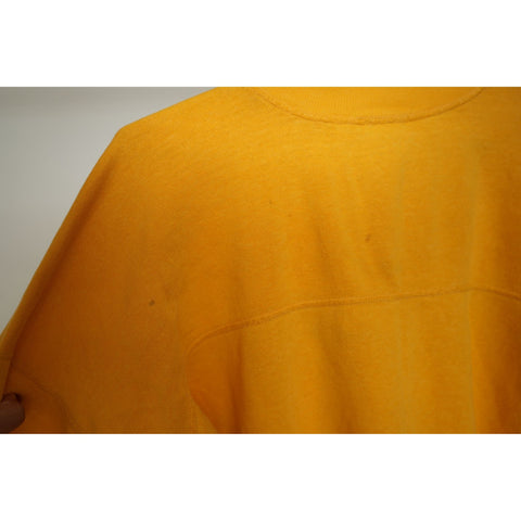 "Retail" Vintage Bassett-Walker Tom & Jerry's Spell Out Pullover Sweatshirt Yellow Large