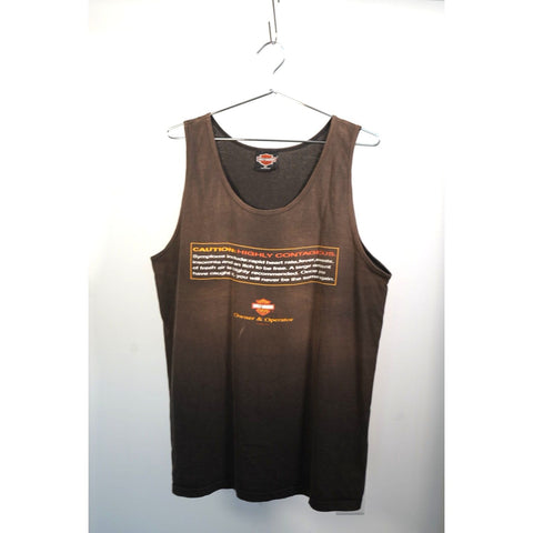 "Retail" Vintage 2000 Harley Davidson Peterson's Miami, Florida Tank Top XL Black