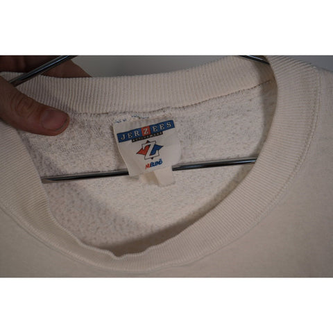 "Retail" Vintage Jerzees Oklahoma Sooners Orange Bowl Pullover Sweatshirt White