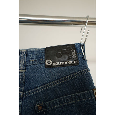 "Retail" Vintage Southpole Mid Wash Straight Leg Denim Jeans Blue W30 Men's