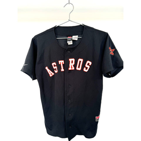 "Retail" Vintage Nike Team MLB Houston Astros Baseball Jersey Black Size XL Men's