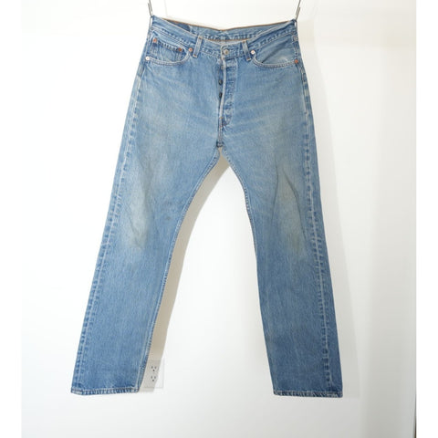 "Retail" Vintage Levi's 501xx Button Fly Straight Leg Denim Jeans W33 Men's Made in USA
