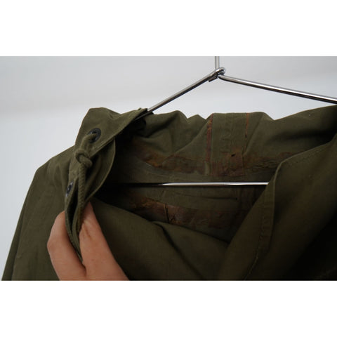 "Retail" Vintage Vietnam War Era Wet Weather USN Deck Jacket Army Green Size 32